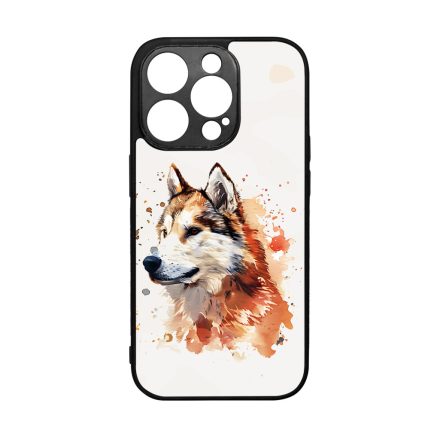 Barna Alaszkai Malamut iPhone 14 Pro tok