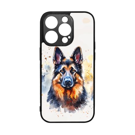 Barna-Fekete Belga juhászkutya iPhone 14 Pro tok