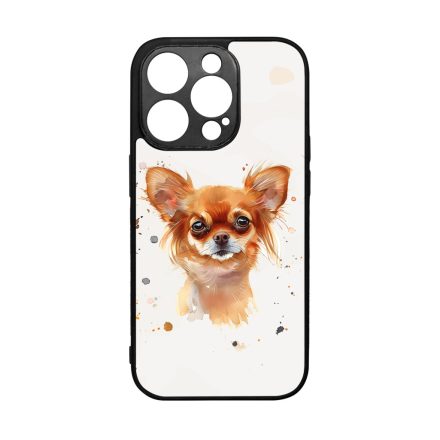 Hosszúszőrű csivava iPhone 14 Pro tok