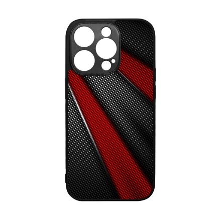 Carbon piros sávokkal iPhone 14 Pro tok