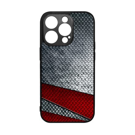 Acéllemez vörös sávval iPhone 14 Pro tok