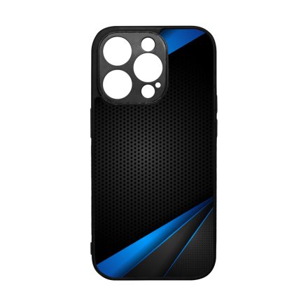 Carbon kék sávokkal iPhone 14 Pro tok