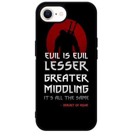 Evil is evil the Witcher Vaják Netflix iPhone 16e tok