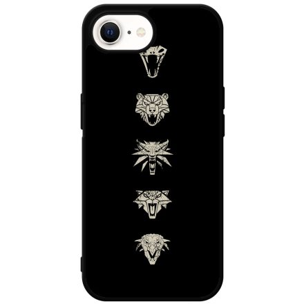 Witcher Schools wolf fehér farkas iPhone 16e tok