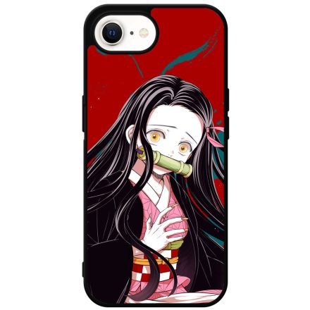 Nezuko RED Art - Demon Slayer iPhone 16e tok
