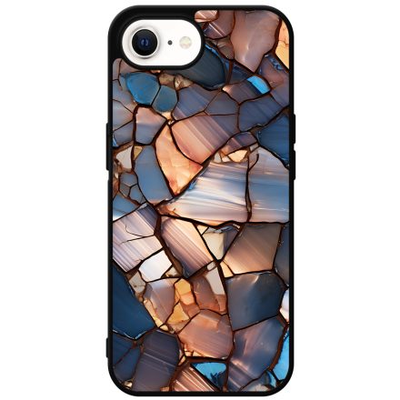 Elegáns kék mozaik Art iPhone 16e tok