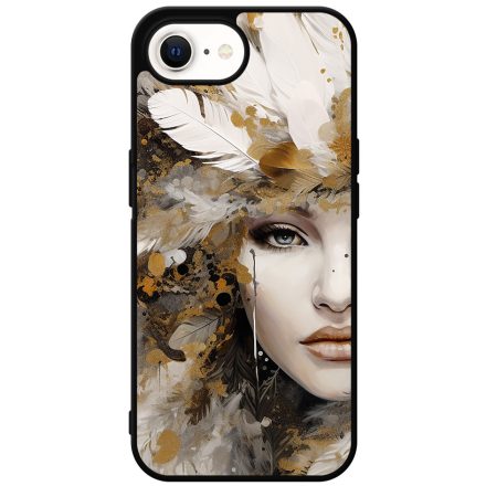 Szépséges aranyló nő Art iPhone 16e tok