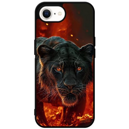 Fekete oroszlán iPhone 16e tok