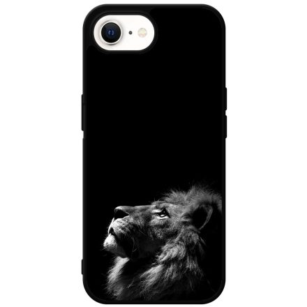 Fekete-fehér oroszlán iPhone 16e tok