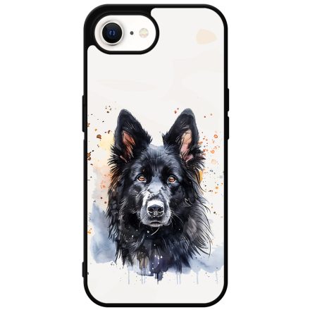 Fekete Belga juhászkutya iPhone 16e tok