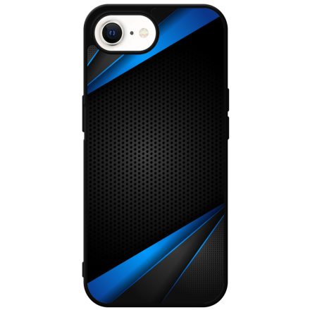 Carbon kék sávokkal iPhone 16e tok