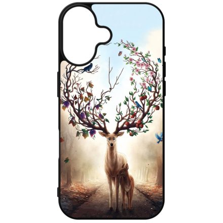 erdő szarvas őz négy évszak iPhone szilikon tok