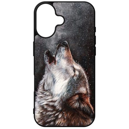 téli farkas wolf art iPhone szilikon tok