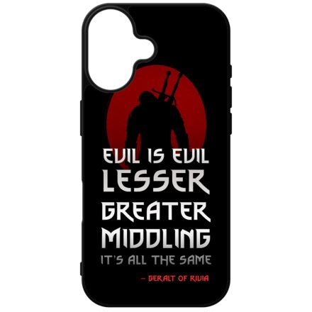 Evil is evil the Witcher Vaják Netflix iPhone szilikon tok