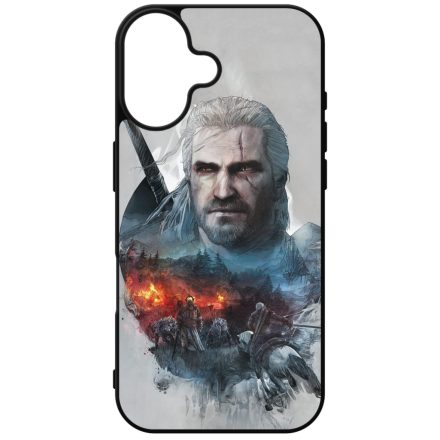 the Witcher Artwork Vaják Geralt of Rivia iPhone szilikon tok