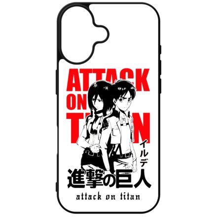 Eren & Mikasa - AOT Attack on titan iPhone szilikon tok