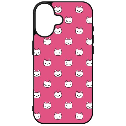 PINK Kitty Cat - cicás iPhone szilikon tok
