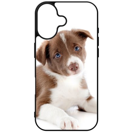 Édes Border Collie kölyök kutyus iPhone szilikon tok