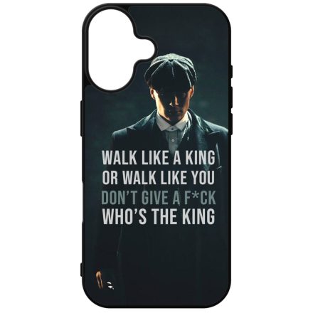 Tommy Shelby King idezet peaky blinders iPhone szilikon tok