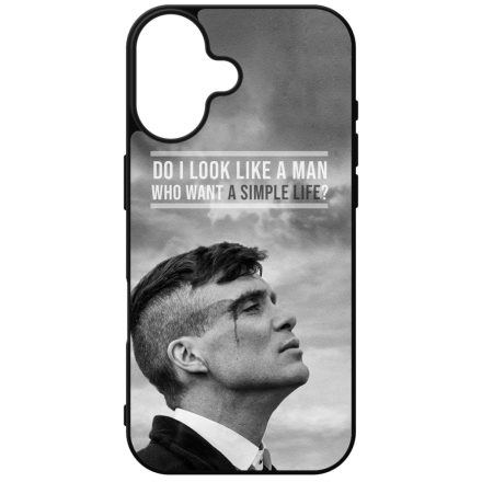 Tommy Shelby simple life idezet peaky blinders iPhone szilikon tok