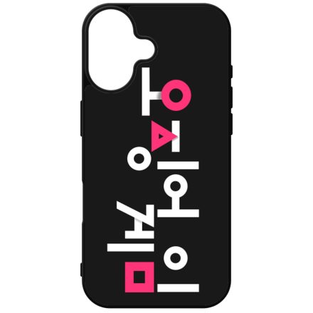 Squid Game a jatek koreai nyelven iPhone szilikon tok