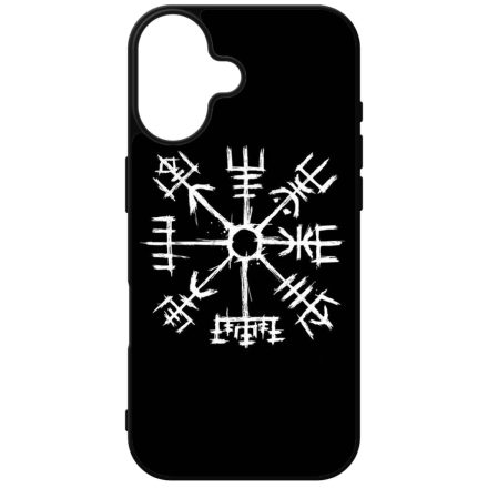Black Vegvisir - Vikings iPhone szilikon tok