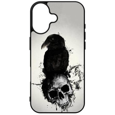 Raven & Skull - Vikings iPhone szilikon tok