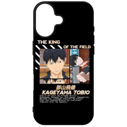 Kageyama the King of field iPhone szilikon tok