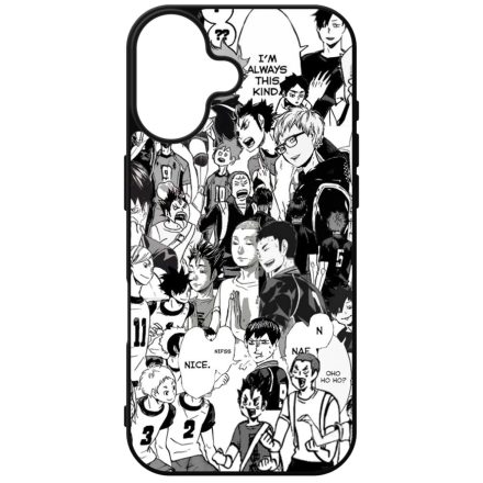 Haikyuu Collage iPhone szilikon tok