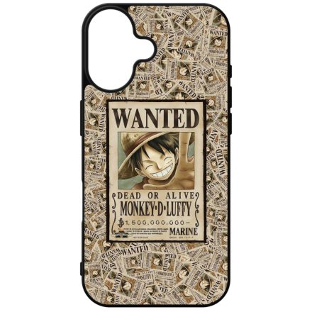 WANTED Monkey D Luffy - One Piece iPhone szilikon tok