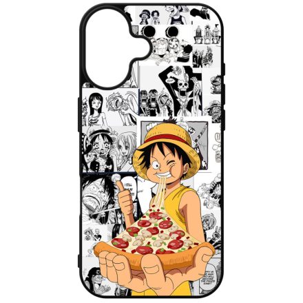 Monkey D Luffy Pizza - One Piece iPhone szilikon tok