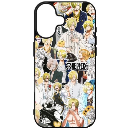 Sanji Collage - One Piece iPhone szilikon tok