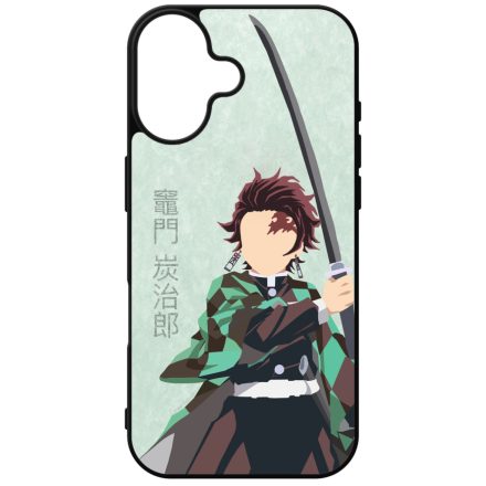Tanjiro Minimal Art - Demon Slayer iPhone szilikon tok