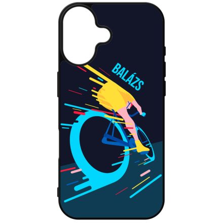 Kerd a neveddel Ride a bike Kerekpar mintas iPhone szilikon tok