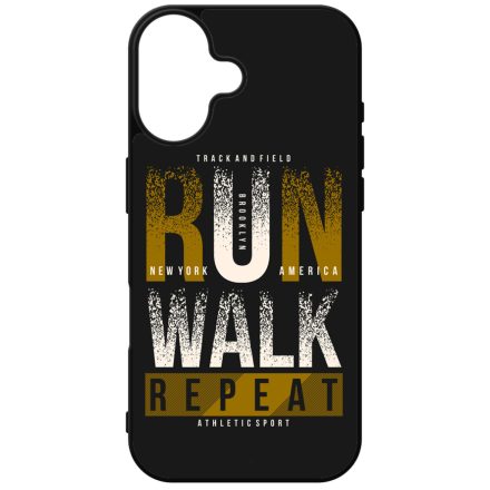 Run Walk Repeat Futas iPhone szilikon tok