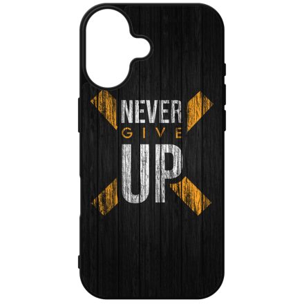 Never give up Motivacios iPhone szilikon tok