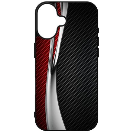 Silver Wave karbon mintás iPhone szilikon tok