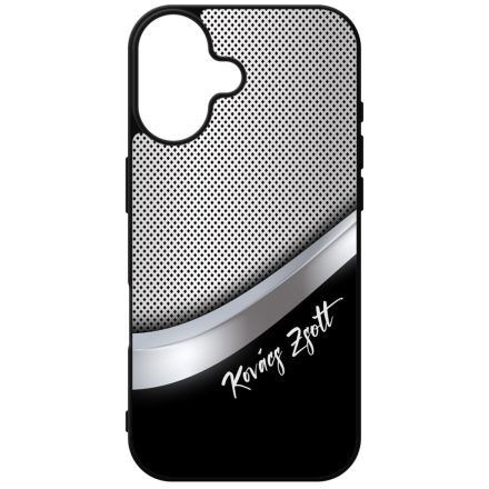 Silver Speaker iPhone szilikon tok