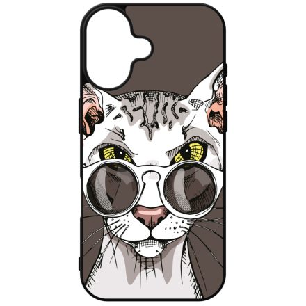 Hipster Szfinx cicus iPhone szilikon tok