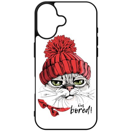 Unatkozó Cicus iPhone szilikon tok