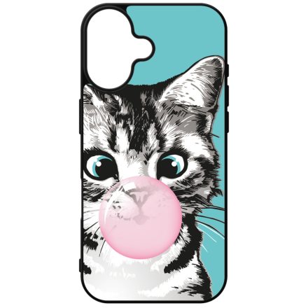 Bubble Cat - cica mintás iPhone szilikon tok