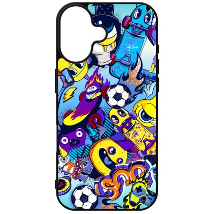 Skateboard Graffiti iPhone szilikon tok