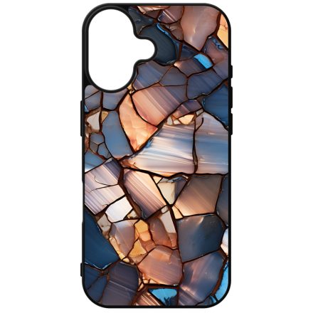 Elegáns kék mozaik Art iPhone szilikon tok