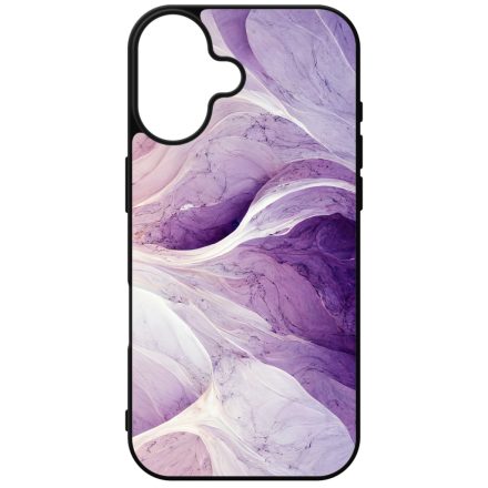 Absztrakt lila márvány mintás iPhone szilikon tok