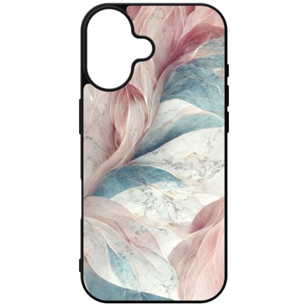 Lágy pasztel rózsaszín és zöld Art iPhone szilikon tok