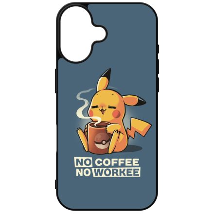 No coffee no workee iPhone szilikon tok