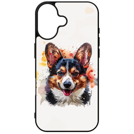 Színes Corgi iPhone szilikon tok