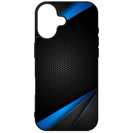Carbon kék sávokkal iPhone szilikon tok