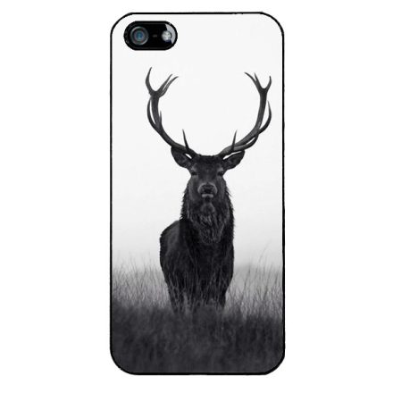 szarvas szarvasos agancs őszi fehér iPhone 5-5s-SE (2016) tok
