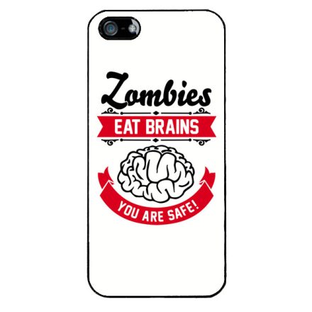 A Zombik agyat esznek, te biztonságban vagy! iPhone 5-5s-SE (2016) tok